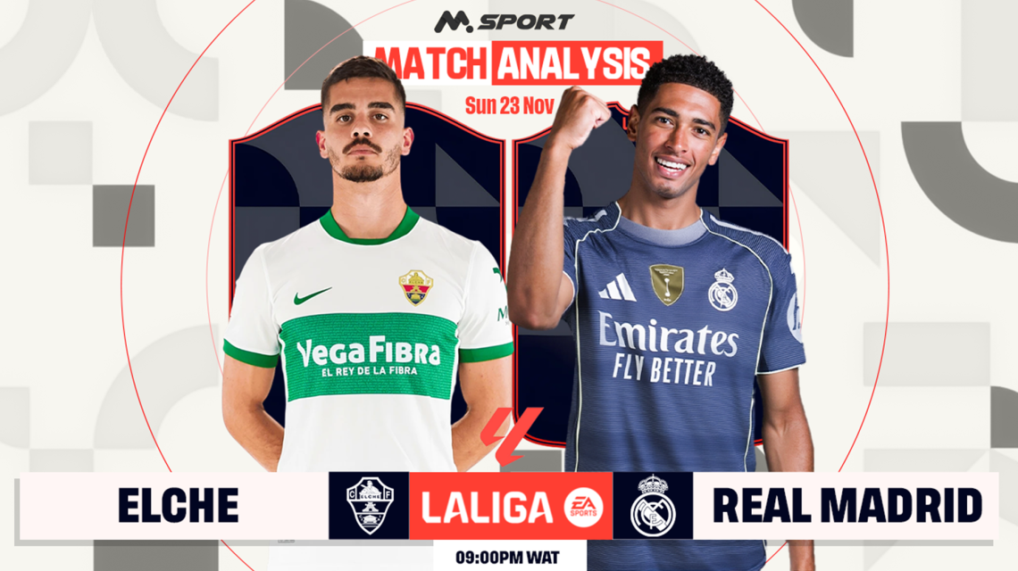 Elche vs Real Madrid: Can Bellingham’s Los Blancos Extend La Liga Lead Against Stubborn Hosts Unbeaten at Home